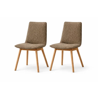 Abbildung von OTTO home 4-Fußstuhl "Ramon" (Set) 2 Stk.mit Massivholzbeinen, verschiedenen Farben und Stoffe