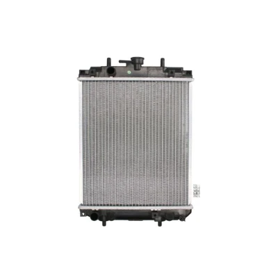 Abbildung von NRF 53674 Kühler, Motorkühlung Aluminium 375 318 16 Kühlrippen gelötet