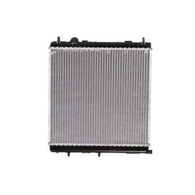 Abbildung von NRF 50467 Kühler, Motorkühlung Aluminium 396 380 29 mit Anbauteilen Kühlrippen gelötet PEUGEOT: 207 Hatchback, 2008 Estate, 208 I Hatchback