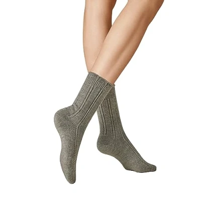 Abbildung von KUNERT Damen Socken Bedsocks wärmend Lichtgrau 0170 35 38