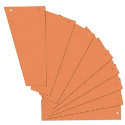 Abbildung von Herlitz 10838498 Trennstreifen Trapez, 100 er Pack, orange