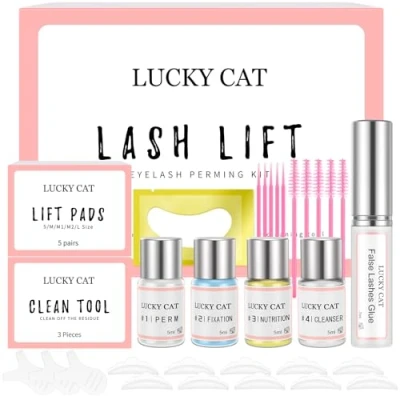 Abbildung von Wimpernlifting Set, Aktualisiertes Lash Lifting Set Professionell, Natürliche Locke Lift Kit, Lange andauernd, Einfach zu bedienen, Ideal für Salon und Heimgebrauch