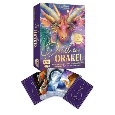 Abbildung von Orakel Karten Set: Drachen Nutze die Energie deiner Drachengefährten und spüre Kraft des Universums: 40 Botschaften mit ... Weisheiten, Übungen Reflexionen