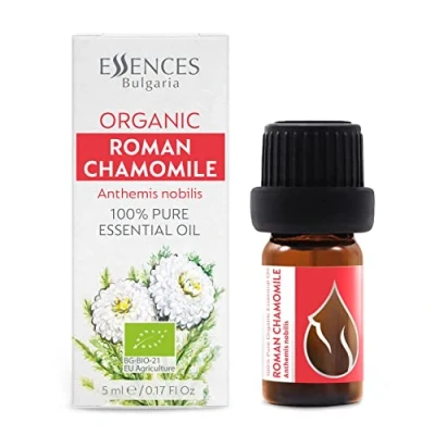 Abbildung von Essences Bulgaria BIO Römische Kamille Ätherisches Öl 5ml Anthemis nobilis 100% Naturrein Unverdünnt zertifiziert Spitzenqualität aus Familienbetrieb Ohne Gentechnik Vegan