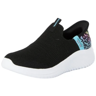 Abbildung von Skechers Girls Schlüpfen, Black Mesh/Multi Trim, 28.5 EU