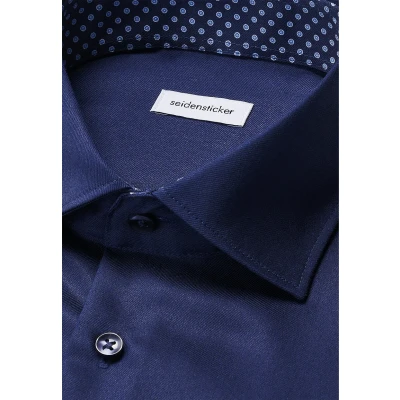 Abbildung von seidensticker Businesshemd »Schwarze Rose«, Regular 1/1 Kentkragen Uni