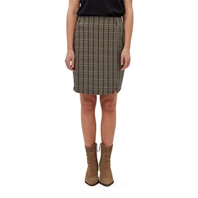 Abbildung von DESIRES Damen Eninna Rock Kariert Beige L