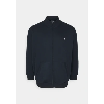 Abbildung von Jack &amp; Jones Epaulos Sweatjacke, Herren, Größe: 2XL, Navy