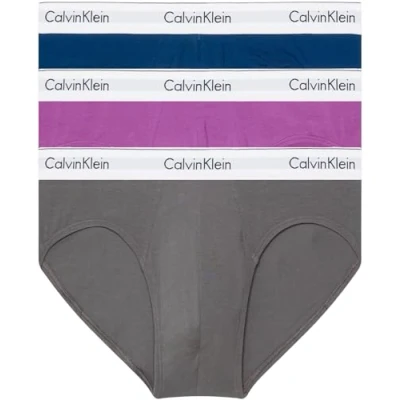 Abbildung von Calvin Klein Herren 3er Pack Hip Briefs Unterhosen Baumwolle mit Stretch