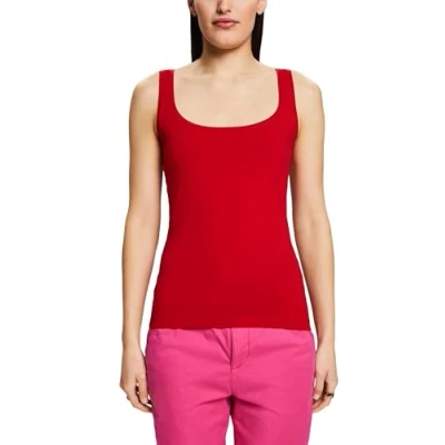 Abbildung von ESPRIT Damen 993ee1k378 T Shirt, 610/Dark Red, M