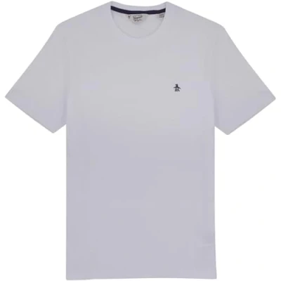 Abbildung von Original Pengun Herren Small Embroidered Logo T Shirt, Hellweiß, 118, M