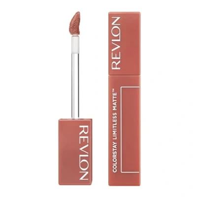 Abbildung von Revlon ColorStay Limitless Matte Liquid Lipstick, Flüssiger Matter Lippenstift, Angereichert mit Dreifacher Hyaluronsäure, 100% Vegane Formel, Ultra Langanhaltend, 002 Poster Child