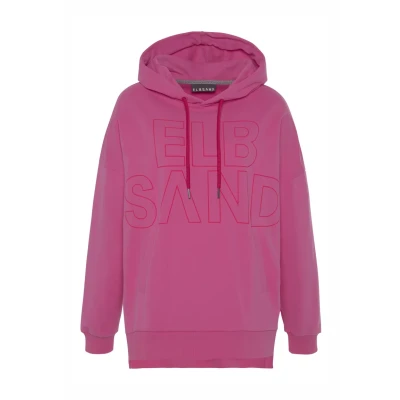 Abbildung von Elbsand Kapuzensweatshirt »Lioba«, im Oversize Fit, Hoodie mit Tasche und Logodruck vorne