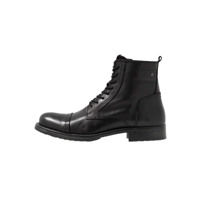 Abbildung von JACK &amp; JONES Herren Jfwrussel Leather Anthracite 19 Stiefelette, Anthrazit, 43 EU