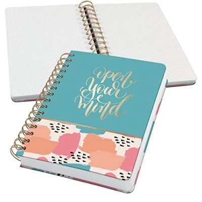 Abbildung von SIGEL JN611 Spiralblock Notizblock Bullet Journal Jolie, ca. A5, Dot Lineatur, 120 g/m², 240 Seiten, vegan, aus nachhaltigem Papier hergestellt