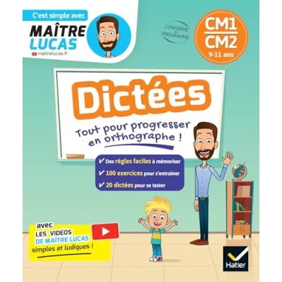 Abbildung von Dictées CM1 CM2 10 11 ans: Maître Lucas Par matière