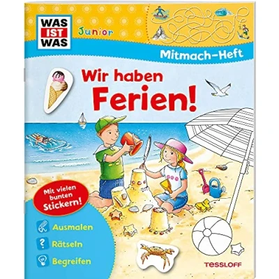 Abbildung von WAS IST Junior Mitmach Heft Wir haben Ferien!