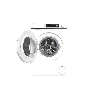 Abbildung von Sharp ES NFA014WWNA DE Waschmaschine, 10 kg, 1400 U/min, Energieeffizienzklasse A, AquaStop, AllergySmart, LED Display, Inverter Motor, Frontlader, Weiß