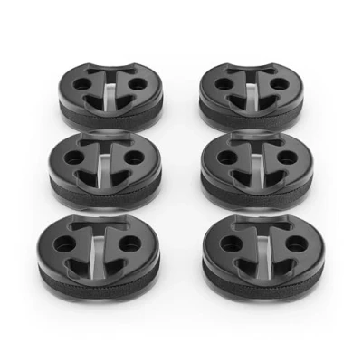 Abbildung von 6 Stück Auspuffgummi Haltering Abgasanlage kompatibel mit Fiat Ducato, 244 250 51854824 Peugeot Boxer, Citroen Jumper Schwarz