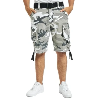 Abbildung von Brandit Savage Vintage Shorts, Herren, Größe: Medium, Snowcamo