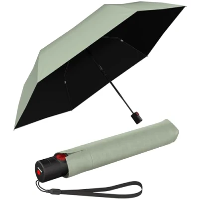 Abbildung von Knirps Taschenschirm U.200 Ultra Light Duomatic mit UV und Hitzeschutz Wasabi