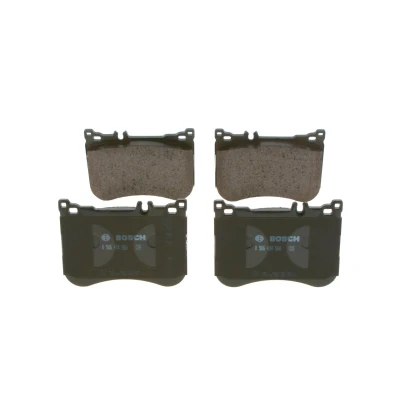 Abbildung von BOSCH 0 986 494 968 Bremsbelagsatz Low Metallic mit Anti Quietsch Blech, Montageanleitung MERCEDES BENZ: S Class Saloon, E Saloon