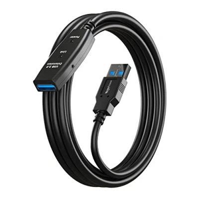 Abbildung von MutecPower 5m USB 3.0 Aktiv Kabel männlich zu weiblich mit Verlängerung Chipsatz Repeater /Verlängerungskabel 5 meter