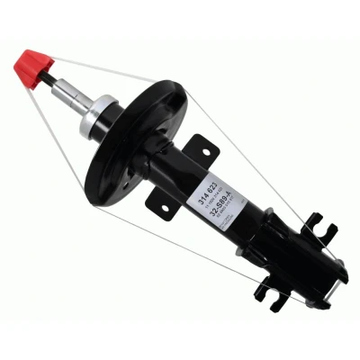 Abbildung von SACHS 314 623 Stoßdämpfer Gasdruck Zweirohr Federbein oben Stift FIAT: BRAVO 2, LANCIA: DELTA 3