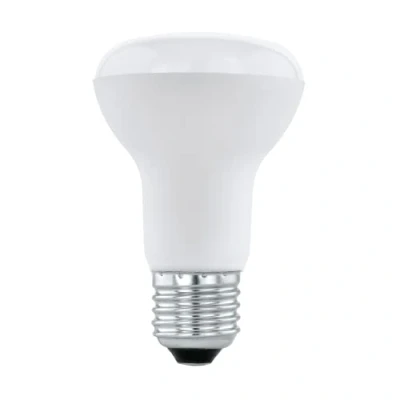 Abbildung von EGLO LED E27 Lampe, Glühbirne, Reflektor, 6,5 Watt (entspricht 41 Watt), 500 Lumen, neutralweiß, 4000 Kelvin, Leuchtmittel, Glühlampe R63, Ø 6,3 cm