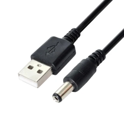 Abbildung von chenyang USB 2.0 auf DC 5V 5,5x2,1mm Netzstecker Hohlstecker Ladekabel 100cm