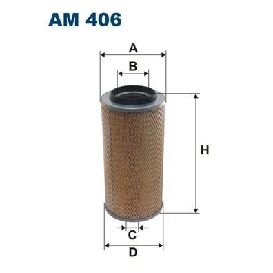 Abbildung von Luftfilter FILTRON AM406