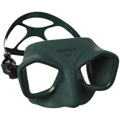 Abbildung von Mares Erwachsene Taucherbrille Mask Viper, Grün/Schwarz, 421411