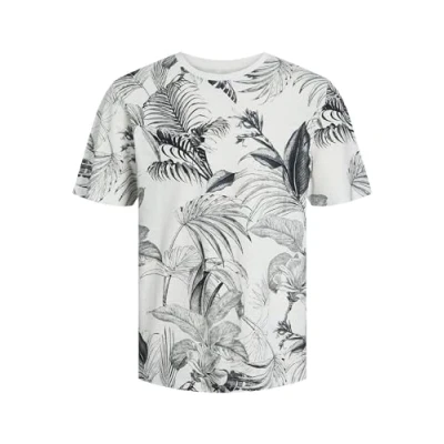 Abbildung von Jack &amp; Jones GURU TEE Oneck Tshirt print, Herren, Größe: Small, Cloud dancer