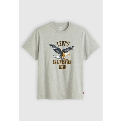 Abbildung von Levi&#039;s Relaxed FIT TEE Tshirt print, Herren, Größe: Medium, Mid tone heather