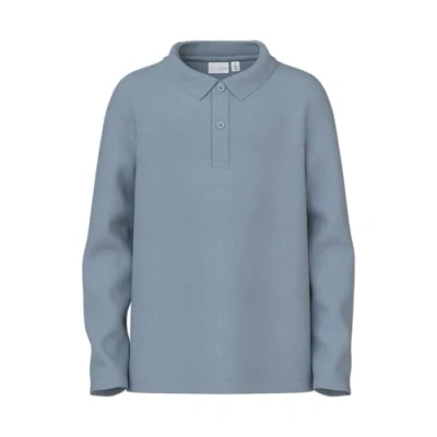 Abbildung von Name it Nkmvavolo Poloshirt für Kinder, Größe: 116, Dusty blue