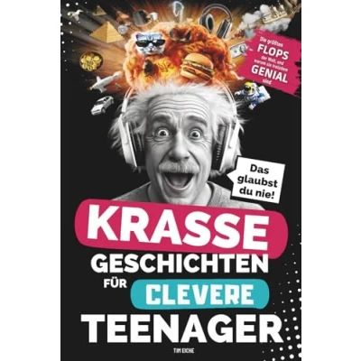 Abbildung von Krasse Geschichten für clevere Teenager die größten Flops der Welt und warum sie trotzdem genial sind: Unglaubliche Fakten, dich garantiert zum Staunen bringen