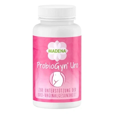 Abbildung von MADENA ProbioGyn Uro, Bifidobakterien und Milchsäurebakterien für Scheide* mit Cranberry, Buchu, Goldrute, Kapuzinerkresse, Meerrettich, Biotin