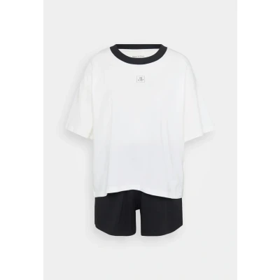Abbildung von Marc O&#039;Polo Nachtwäsche Set, Damen, Größe: XS, White/black