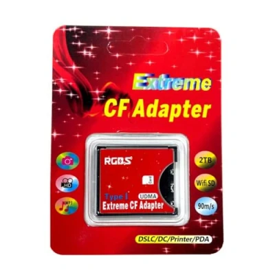 Abbildung von RGBS SD SDHC SDXC zu High Speed Extreme Compact Flash CF Type I UDMA Speicherkartenadapter für 16 / 32 64 128 GB