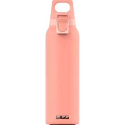 Abbildung von SIGG Hot &amp; Cold ONE Light Shy Pink (0.55 L) Thermo Trinkflasche, schadstofffreie und isolierte Edelstahl einhändig bedienbare Outdoor Flasche