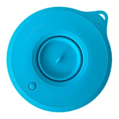 Abbildung von Kenny Professional Silikon Profi Frischhaltedeckel &quot;Überzieher&quot; kompatibel mit Kenwood Chef XL Modellen, spülmaschinenfest Airlock Ventil (Aquamarin)