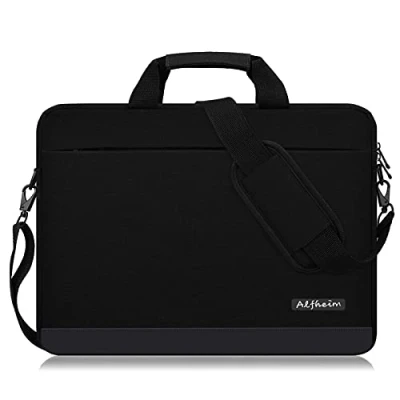 Abbildung von Alfheim 14 Zoll Laptoptasche mit Schultergurt Herren Damen Leichte Wasserdichte Soft Computer Aktentasche für Notebook Ultrabook Kompatibel Macbook Air/Macbook Pro A2442