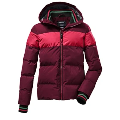Abbildung von Killtec Mädchen Kow 192 Grls Qltd Jckt Winterjacke Jacke in Daunenoptik mit Kapuze, brombeere, 152 EU
