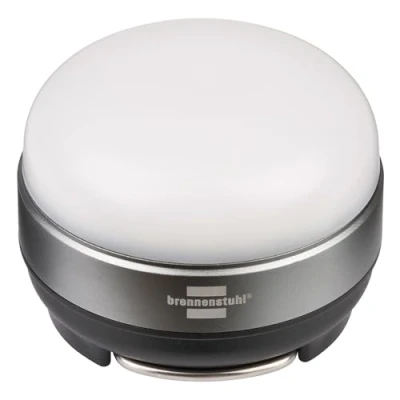 Abbildung von Brennenstuhl LED Outdoor Leuchte OLI 0200 (Campingleuchte für außen IP44, 180lm, Campinglampe mit bis zu 45h Leuchtdauer, batteriebetrieben, 3 Helligkeitsstufen, SOS Leuchtfunktion, Camping Zubehör