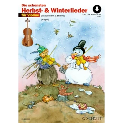 Abbildung von Die schönsten Herbst und Winterlieder: Sankt Martin, Nikolauslieder Weihnachtslieder. 1 2 Violinen. (Umrüster Konsolidierung)
