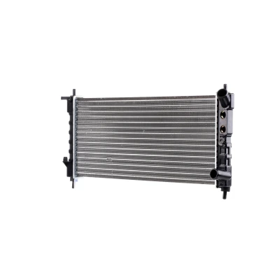 Abbildung von NRF 58154 Kühler, Motorkühlung Aluminium 680 285 23 Kühlrippen mechanisch gefügt OPEL: Ascona C Saloon, CC, Corsa B Hatchback