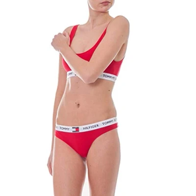 Abbildung von Tommy Hilfiger String, Damen, Größe: Large, Tango red