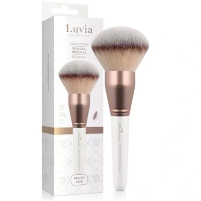Abbildung von Luvia Cosmetics 202 // Powder Brush XL Elegance Zubehör Augenmakeup Coffee pearl, Damen, Größe: One Size, pearl