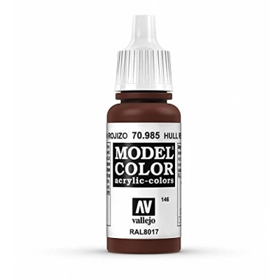 Abbildung von Vallejo, Model Color, Acrylfarbe, 17 ml Rumpf rot