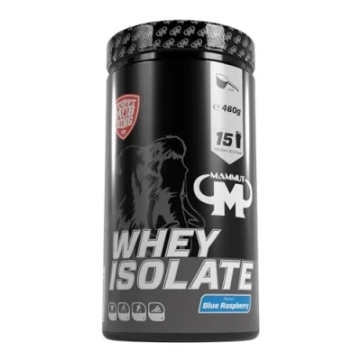 Abbildung von Mammut Nutrition Whey Isolate 460 g Pulver Blue Raspberry Molkenproteinisolat Protein für Muskelaufbau